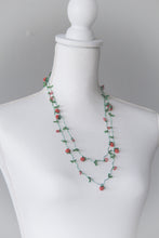 Load image into Gallery viewer, Berry Cherry 52" Sautoir Style Necklace