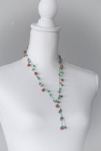 Load image into Gallery viewer, Berry Cherry 52" Sautoir Style Necklace