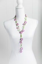 Load image into Gallery viewer, Fancy Daisy 62" Lariat Necklace