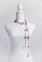 Load image into Gallery viewer, Fancy Daisy 62" Lariat Necklace