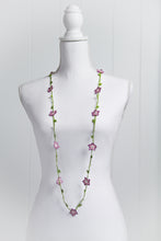 Load image into Gallery viewer, Fancy Daisy 62" Lariat Necklace
