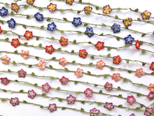 Load image into Gallery viewer, Fancy Daisy 62" Lariat Necklace