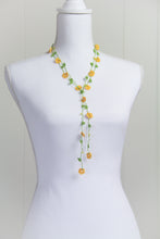 Load image into Gallery viewer, Petite Daisy 57" Lariat Necklace