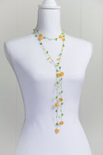 Load image into Gallery viewer, Petite Daisy 57&quot; Lariat Necklace
